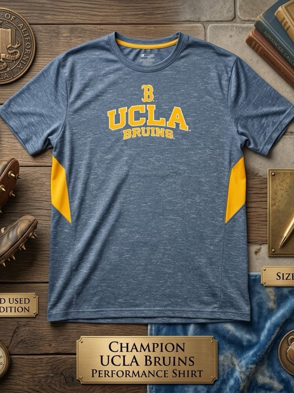 Champion UCLA Bruins Men's Heather Navy Performance T-Shirt